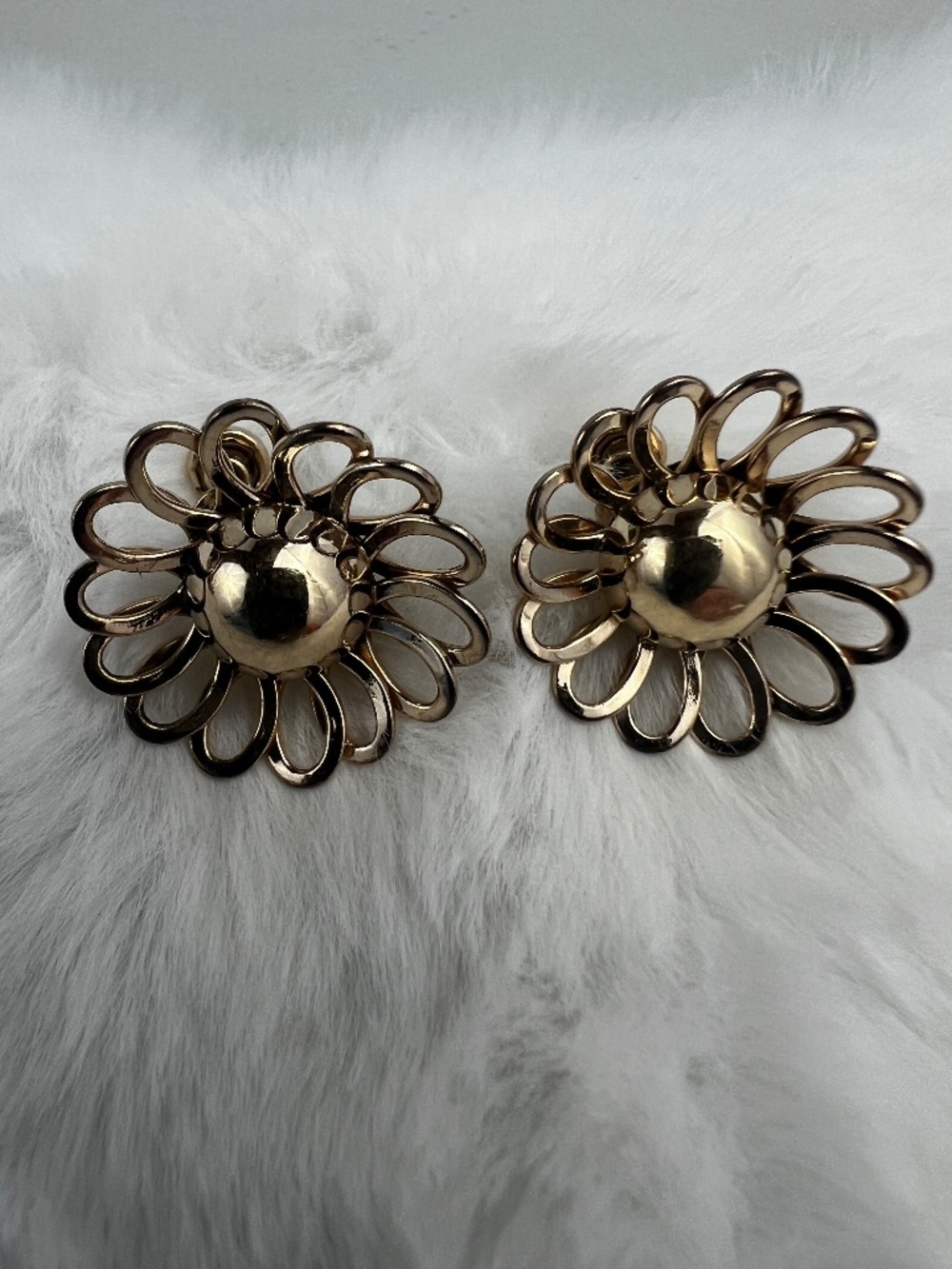 Vintage Regel Gold Filled Screw Back Earrings